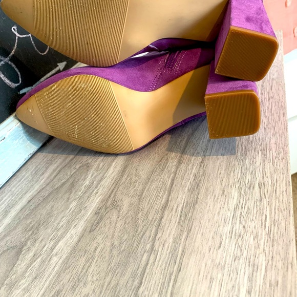 Suede, high heel boot - Picture 4 of 4